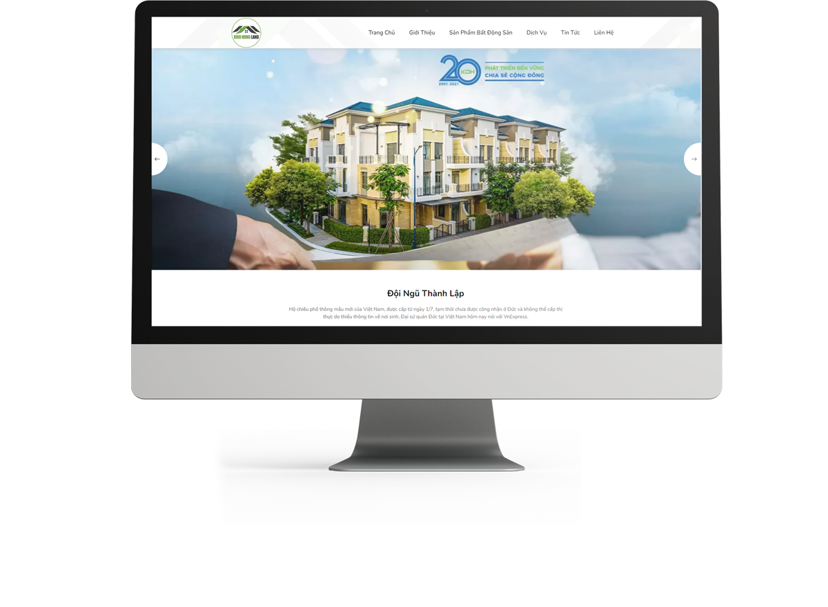 Professional, credible real estate website design